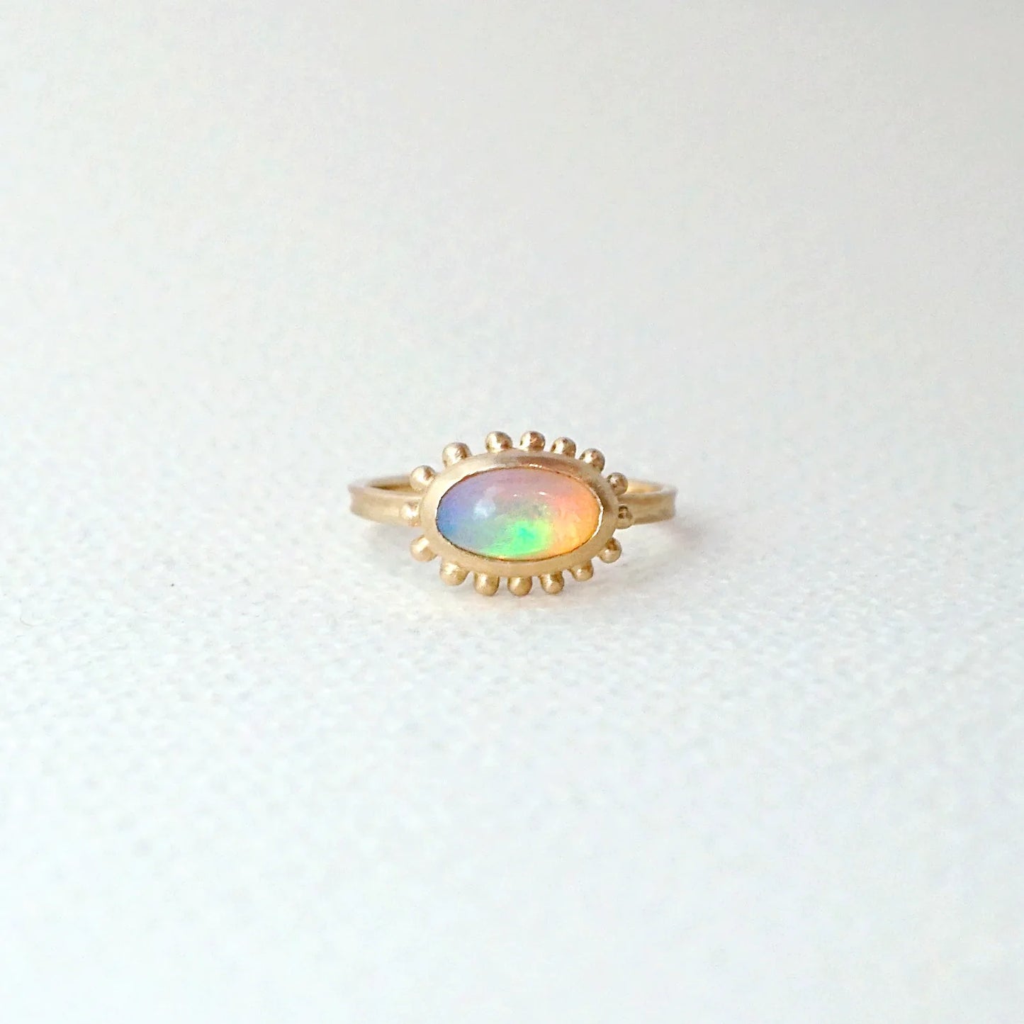 Nova ring with Opal