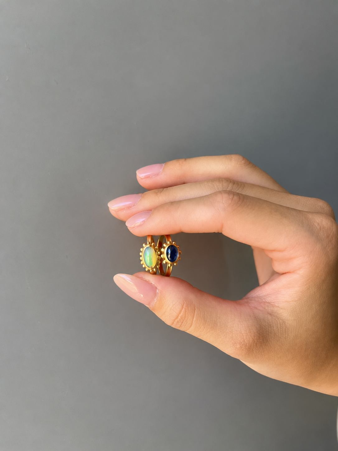 Nova ring with Opal