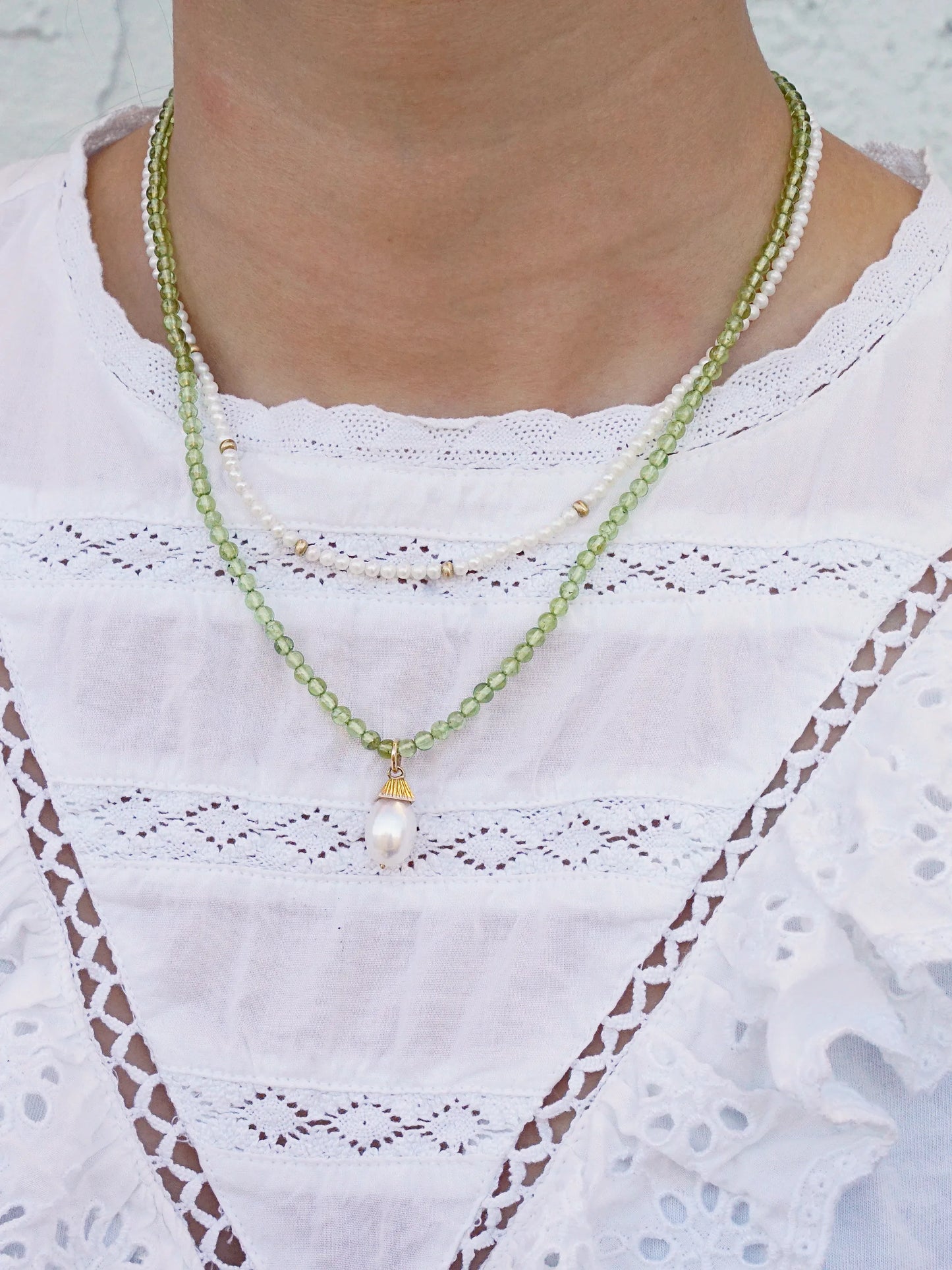 Beads: Peridot Necklace