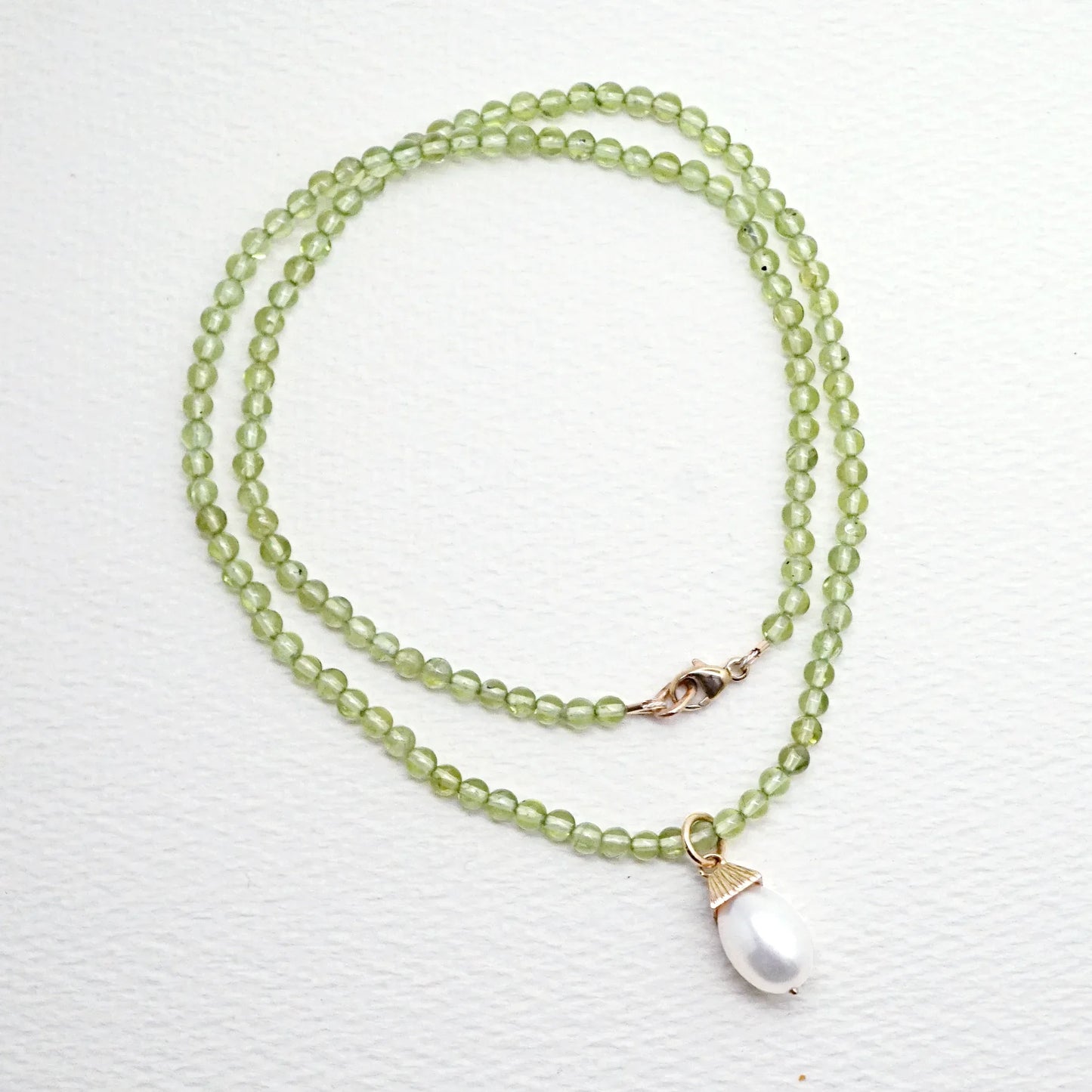 Beads: Peridot Necklace
