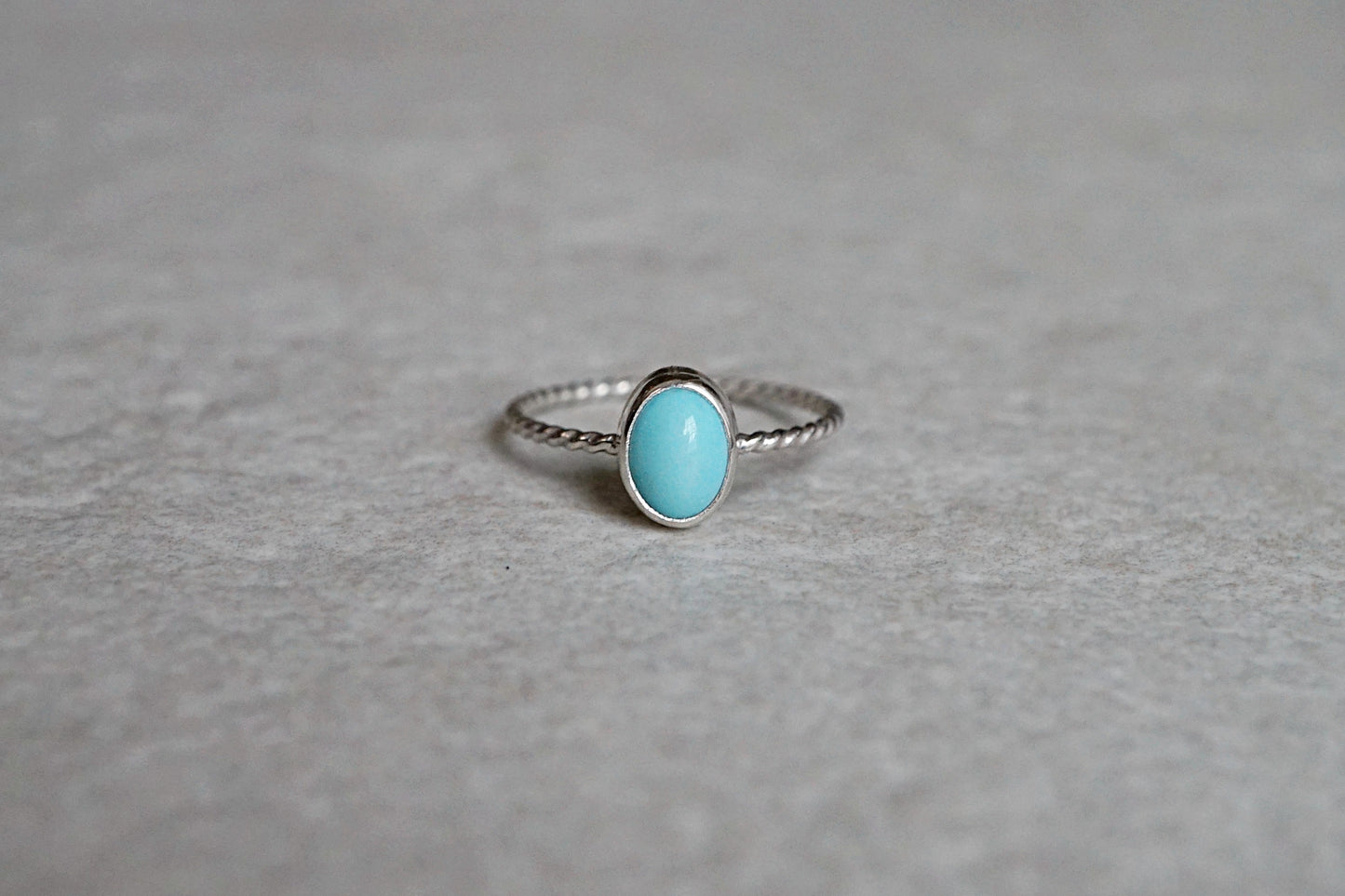 Turquoise Solitaire Ring