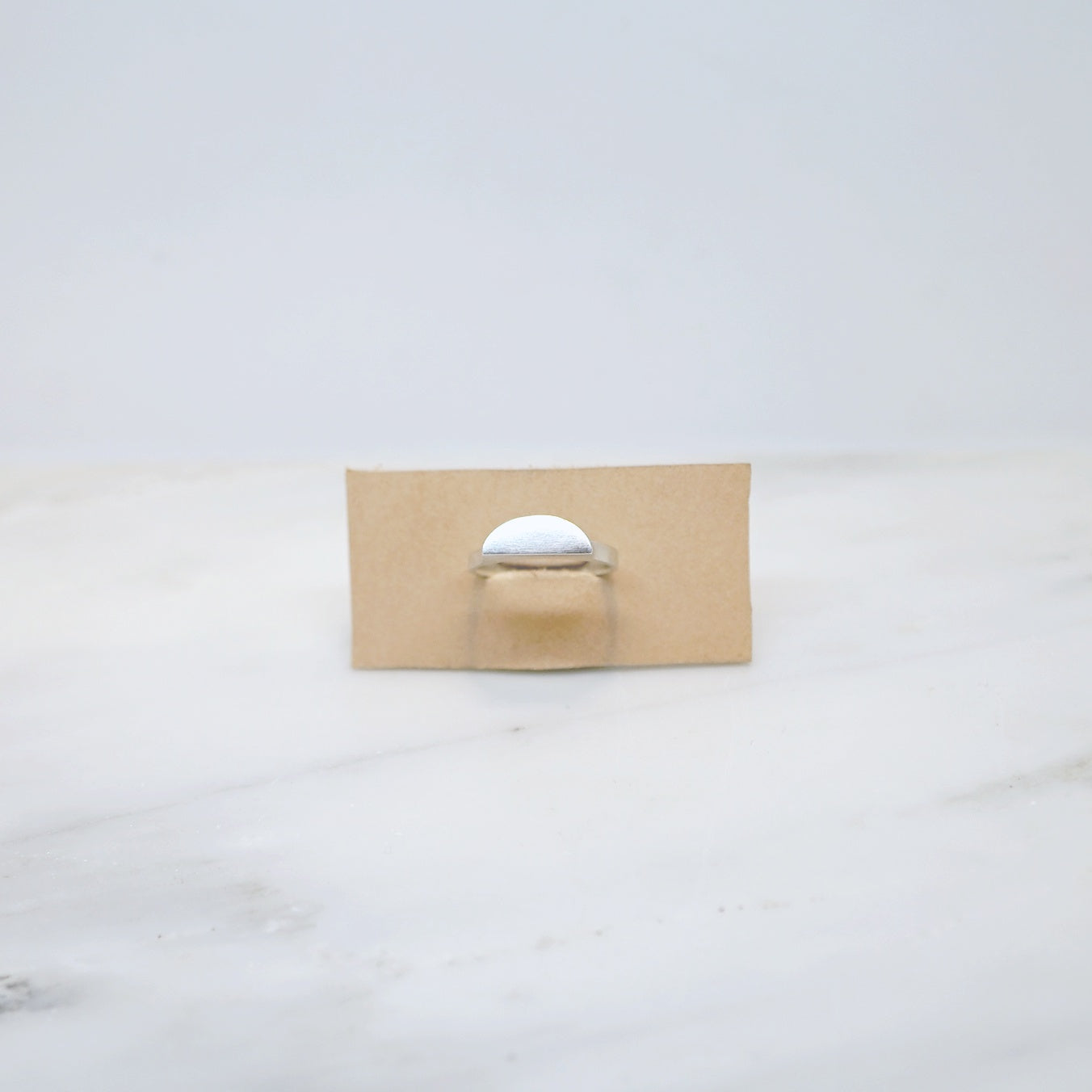 Half moon ring