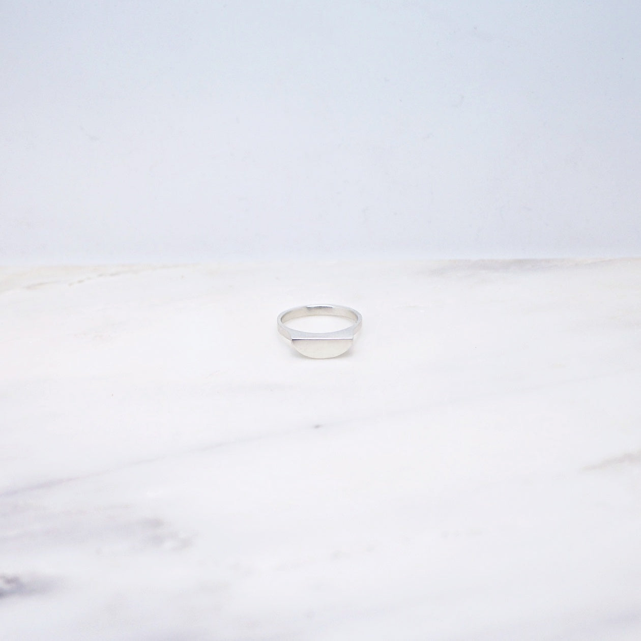 Half moon ring