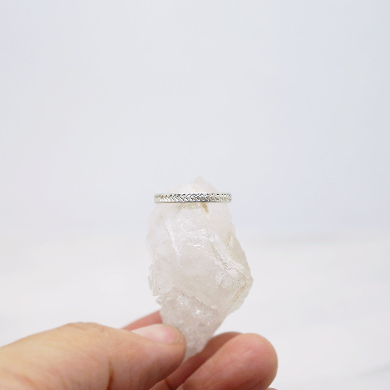 Feather Engraving Ring