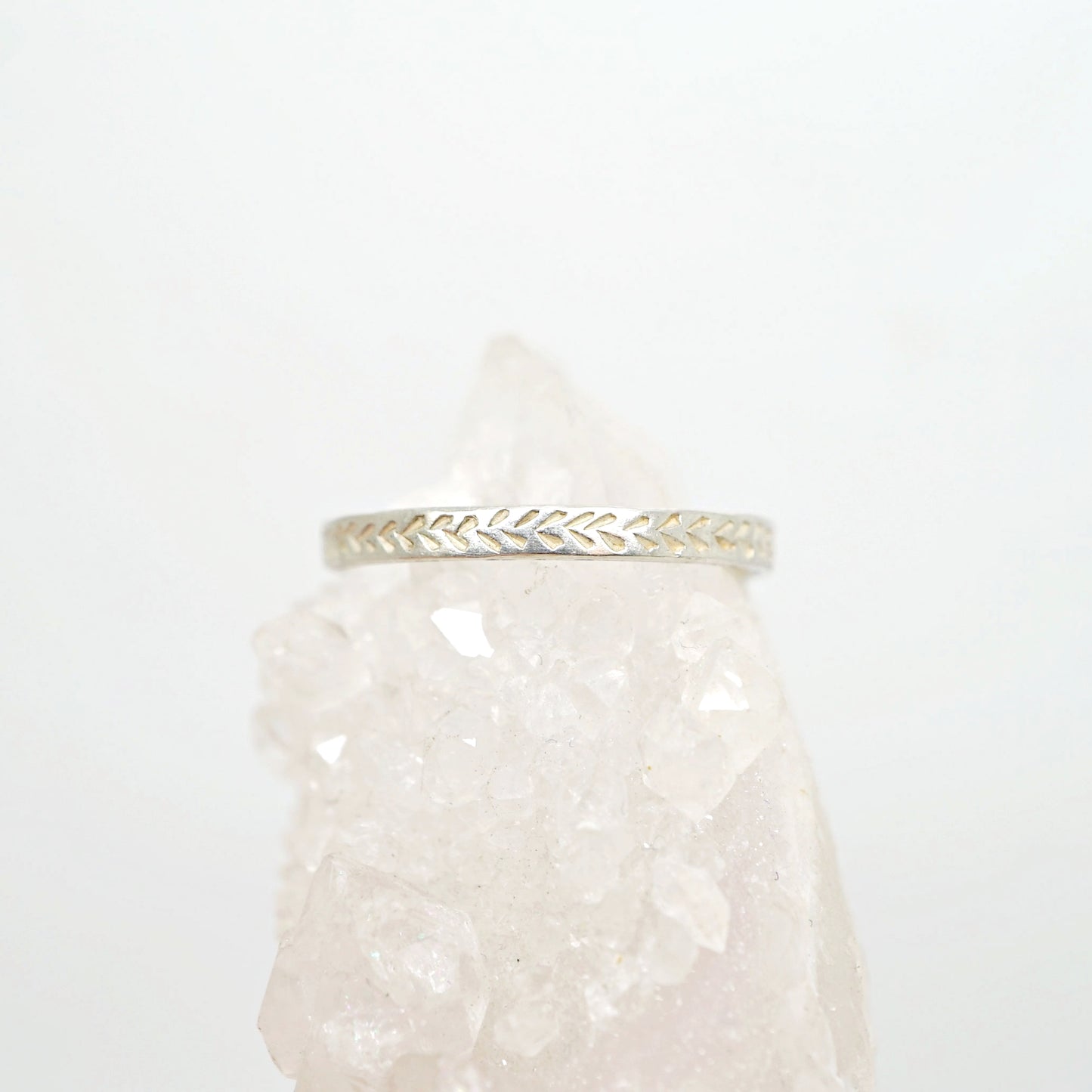 Feather Engraving Ring