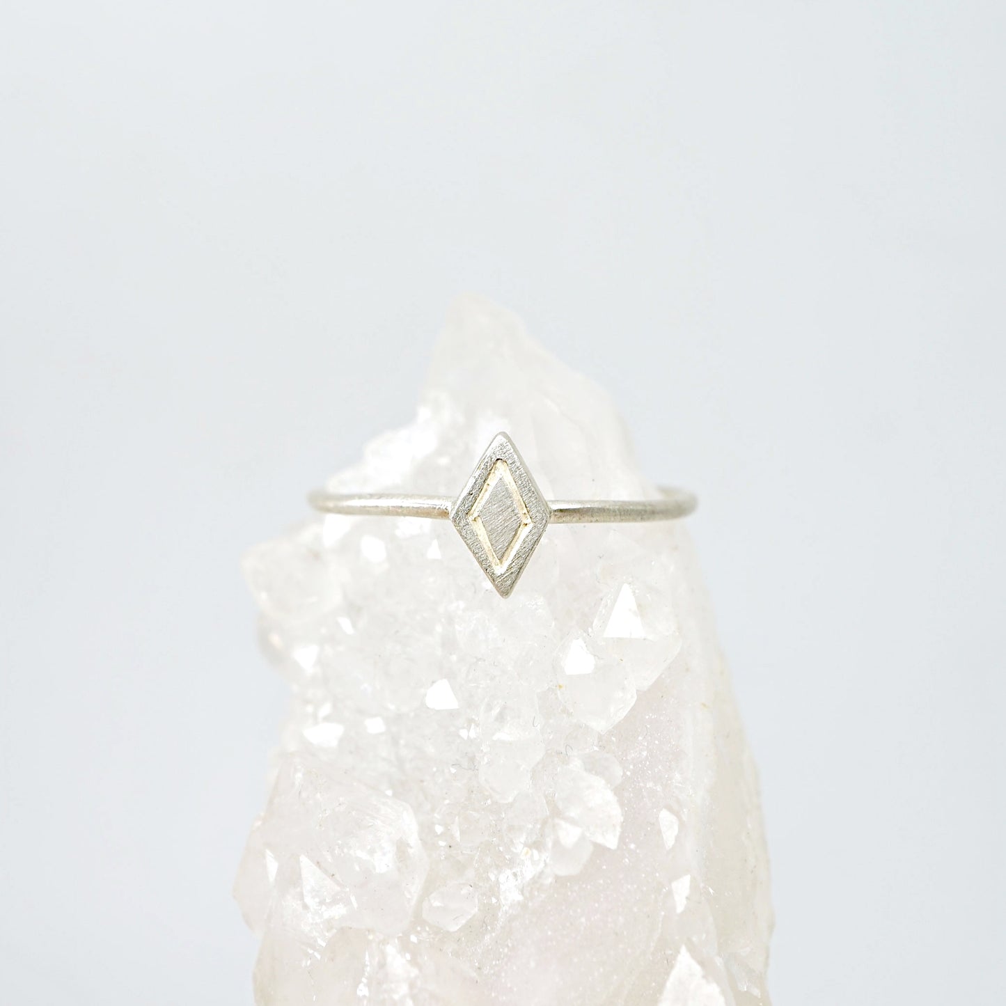 Tiny shield ring