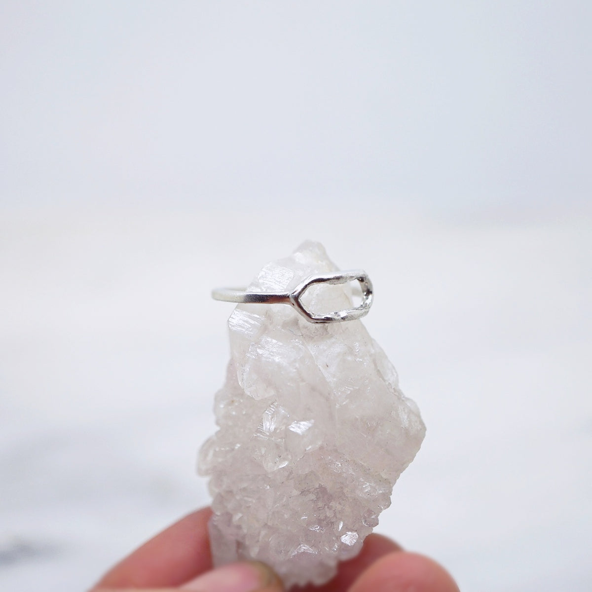 Open Signet Ring Open signet ring in sterling silver – SilverWillow Studio