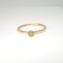 Load image into Gallery viewer, Rainbow Bezel Ring-Opal
